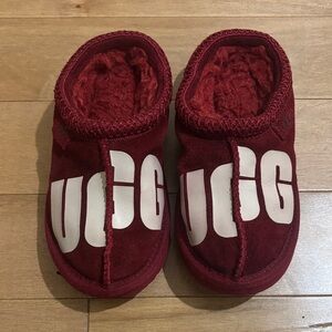 UGG Kids Burgundy Slippers